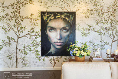 Inspiration for an eclectic family room remodel in Other