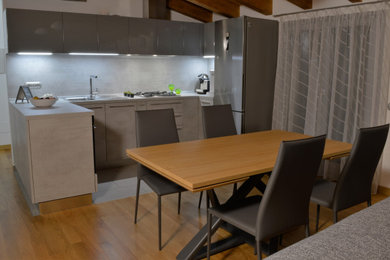 Esempio di una cucina nordica