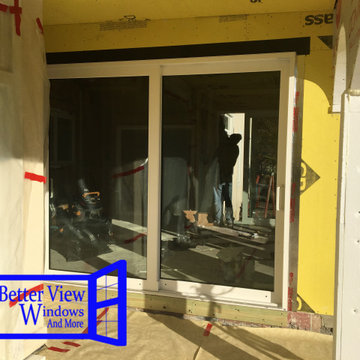 Room Addition with Sliding Glass Doors