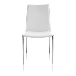White Nova Dining Chair - Dining Chairs