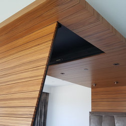 Flipdown Motorized TV - Home Electronics