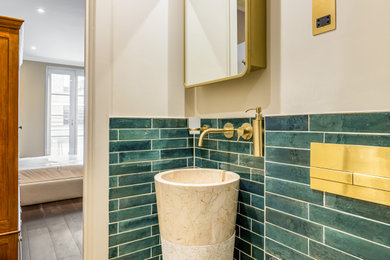 Contemporary bathroom in London.