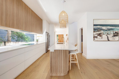 Beach style kitchen in Sydney.