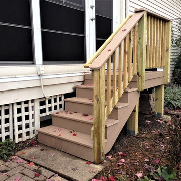Low Maintenance Timber Tech Deck in Carol Stream, IL