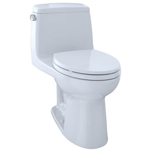 Duravit Darling New 1 Piece Toilet Single Flush Top Button White Contemporary Toilets By The Stock Market Houzz