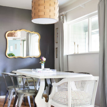 Mid Century Eclectic Home Dining Room
