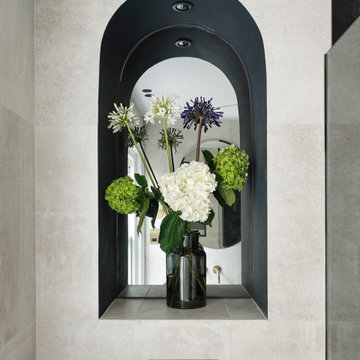 The Black & White Bathroom . Bathroom Renovation
