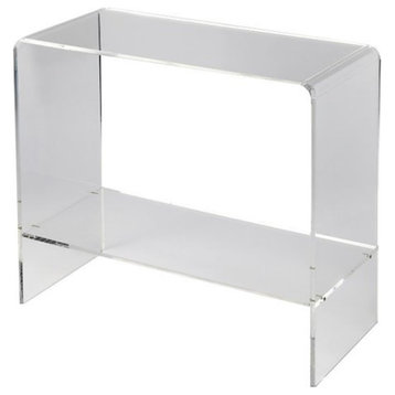 Butler Specialty Loft Console Table in Clear Acrylic