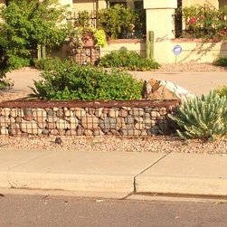 Lopez Gabion Landscape - Garden Statues And Yard Art