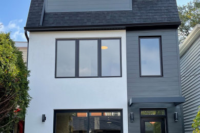 Example of a trendy exterior home design in Toronto