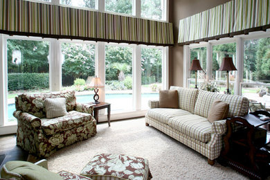 Living room - traditional living room idea in Atlanta