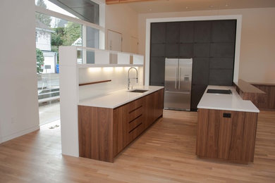 Kitchen - modern kitchen idea in Portland
