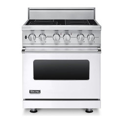 Viking 30" Pro-style Induction Range, White | VISC5304BWH - Gas Ranges And Electric Ranges