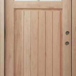 HCO 4 Lite Arched Craftsman Mahogany - Front Doors