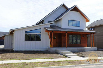 Example of an exterior home design in Other