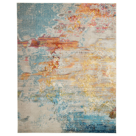 Nourison Celestial 10' x 14' Sealife Modern Indoor Area Rug