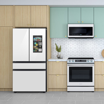 Samsung Bespoke 23 Cu. Ft. Bespoke 4-Door Flex Refrigerator with Family Hub Pane