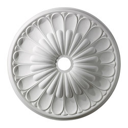 Melon Reed Medallion 32 Inch In White Finish - Products