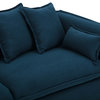 Avalon Slipcover Fabric Sofa, Azure