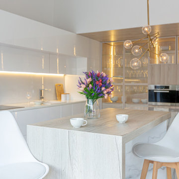 92nd Ave Residence - kitchen & LIving room remodel