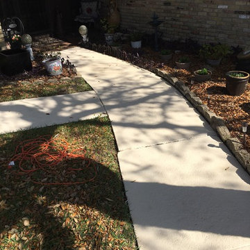 Stained Concrete: Driveway, Pool Deck, Patio, Sidewalks.
