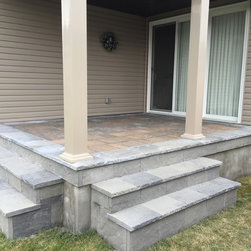 Wood to Stone Deck - Landscaping Stones And Pavers
