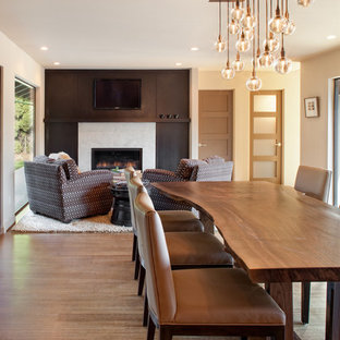 ポートランドのコンテンポラリースタイルのLDKの画像