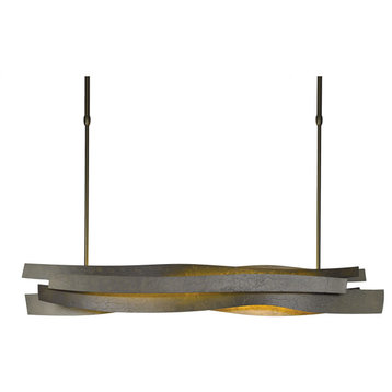 Hubbardton Forge 139727-1036 Landscape LED Pendant in Modern Brass