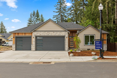 Example of a trendy exterior home design in Portland