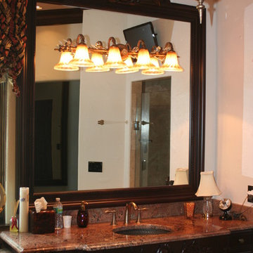 "Lexington" Applied Moulding Cherry Bordeaux with Sable Glaze
