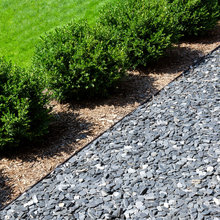 Bluestone on Gravel