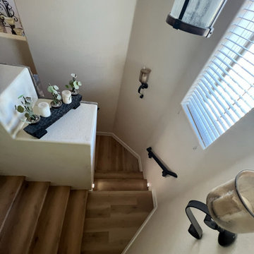 Luxury Vinyl Plank Flooring new stairs
