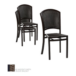 Cafe Collection: Traditional Lyon Cafe Chair by Summer Classics - Outdoor Dining Chairs