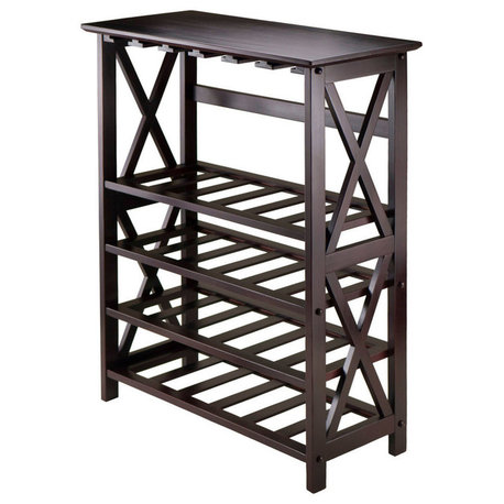 Rio Wine Rack, 24-Bottle, Glass Hanger
