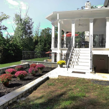 Exterior Remodel Turns Home Backyard into Gorgeous Retreat in Great Falls, Va