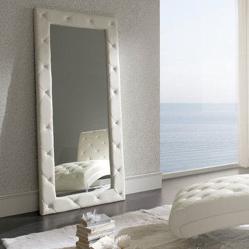 Nelly Standing Mirror | White