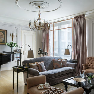 75 Beautiful Living Room With Gray Walls Pictures & Ideas | Houzz