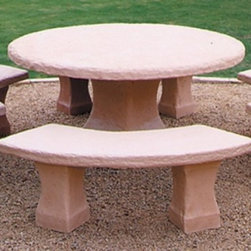 Rhea Round Table Set - Outdoor Dining Tables