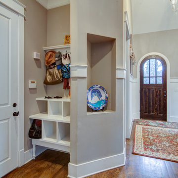 Green Hills laundry cabinets and mud room cubby