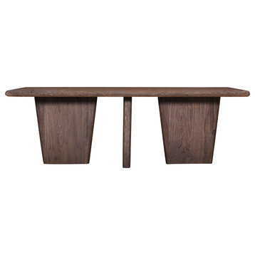 Lasso Wood Brown Rectangular Cocktail Table
