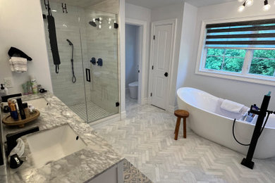 Inspiration for a bathroom remodel in New York