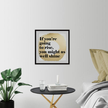 "Rise and Shine III" Framed Painting Print