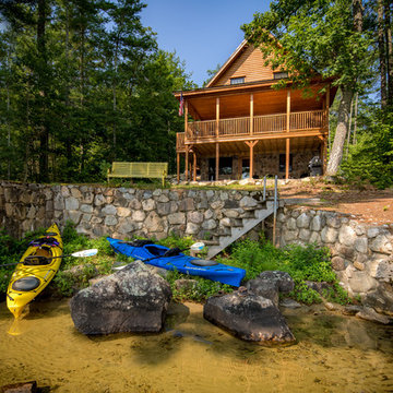 Big Twig Homes. Small Katahdin cedar log home Katahdin cedar log home built by B