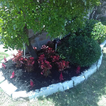 FLOWER BED INSTALL