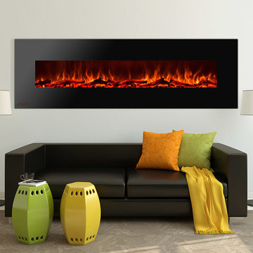 Best Wall Mount Electric Fireplace Ideas in Living Room