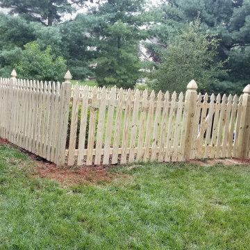 Fence installation