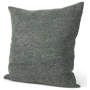 Jack Green Linen Square Decorative Pillow Cover
