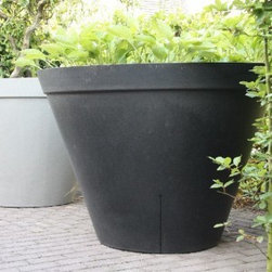 Polymer Concrete Barro Planter - Outdoor Plant Pots & Planters