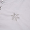 48"D White Fleece Christmas Tree Skirt