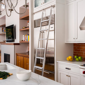 Transitional Urban Kitchen Design - Boston, MA
